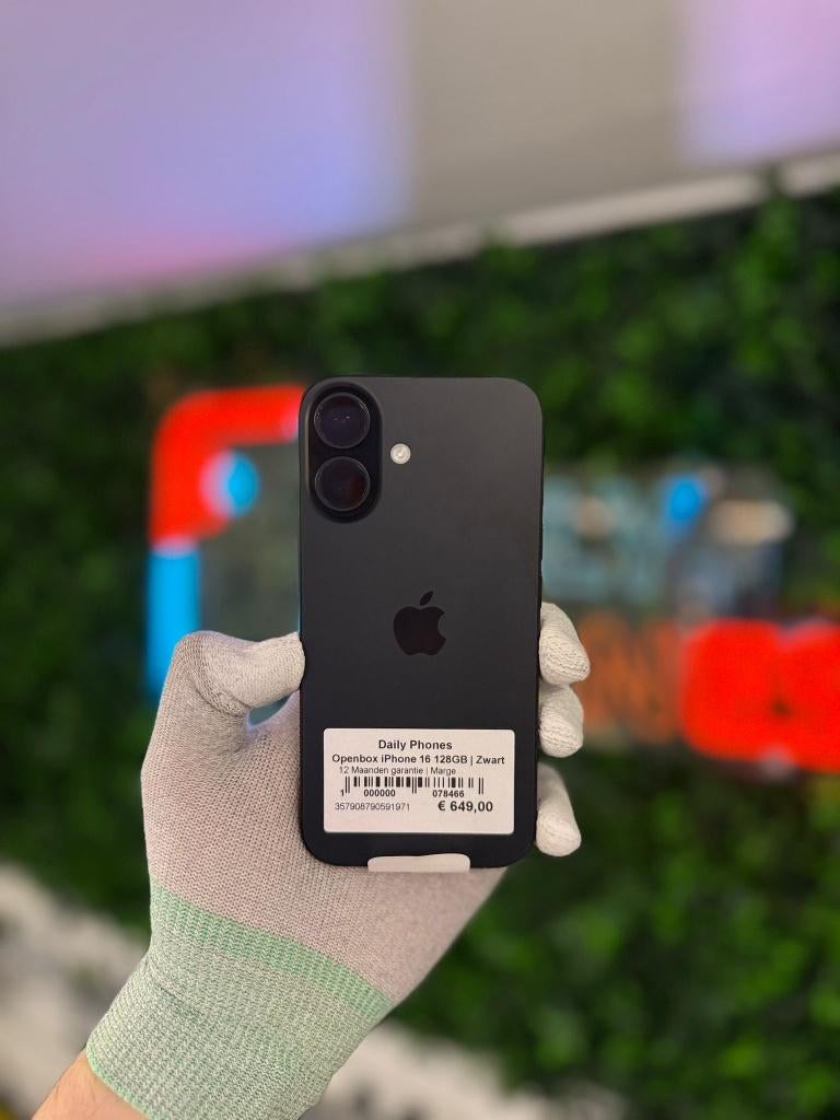 Openbox Apple iPhone 16 128GB, Ophalen of Verzenden, Nieuw