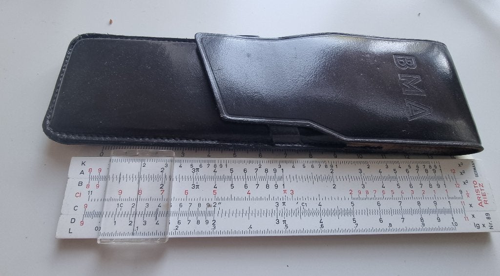 Vintage Aristo-Rietz Nr. 89 rekenliniaal – collectors item, Ophalen of Verzenden, Gebruikt
