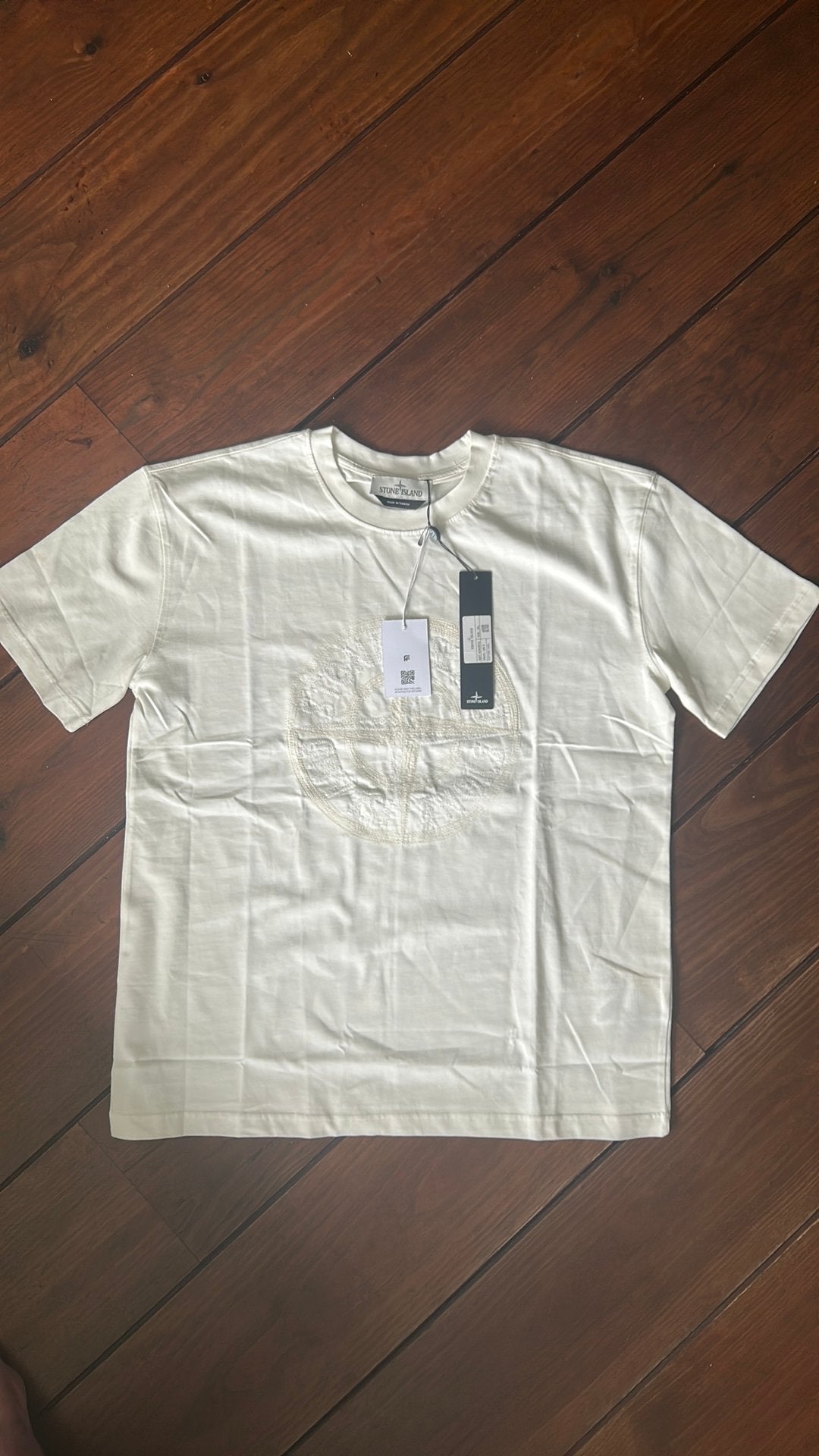 Stone Island shirt nieuw met bon Bijenkorf, Ophalen of Verzenden, Nieuw, Maat 56/58 (XL), Wit