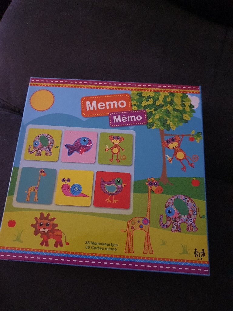 Memo spel voor kinderen - Dieren thema, Ophalen of Verzenden, Zo goed als nieuw, Puzzelen