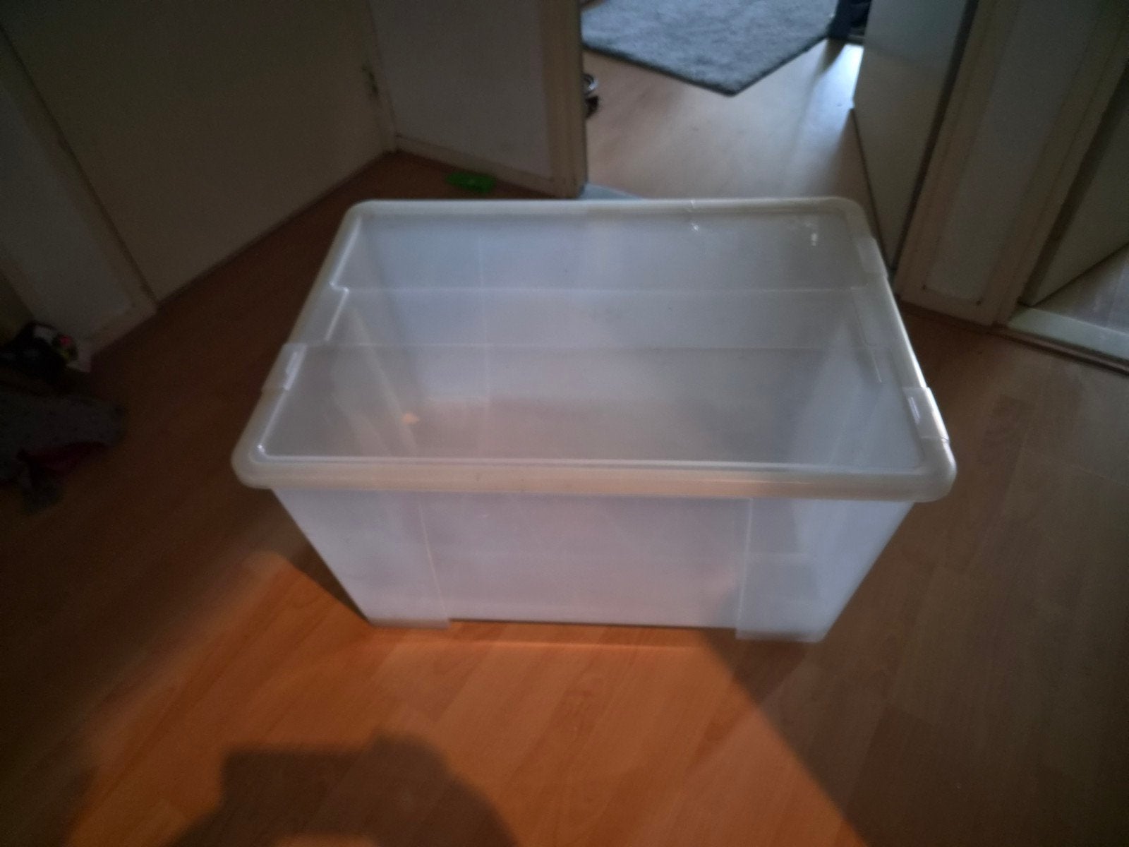 Grootste SAMLA bak IKEA met deksel, Ophalen of Verzenden, Gebruikt