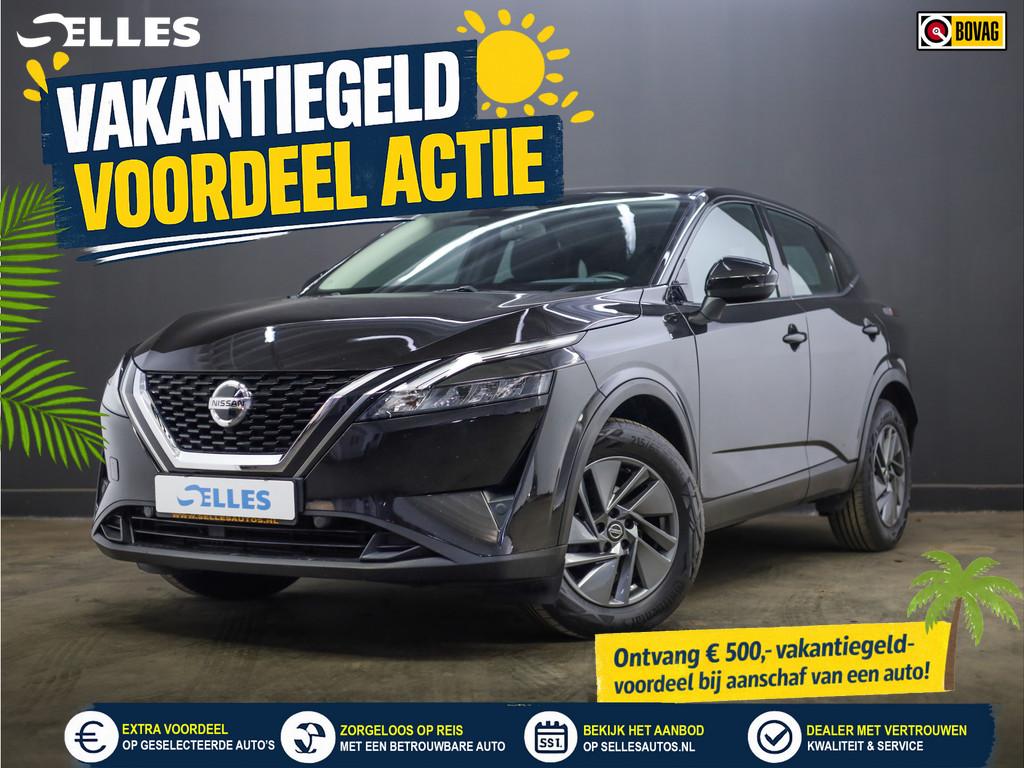 Nissan QASHQAI 1.3 MHEV Xtronic Acenta Adaptieve Cruisecontr, Stof, Zwart, Bedrijf, Qashqai