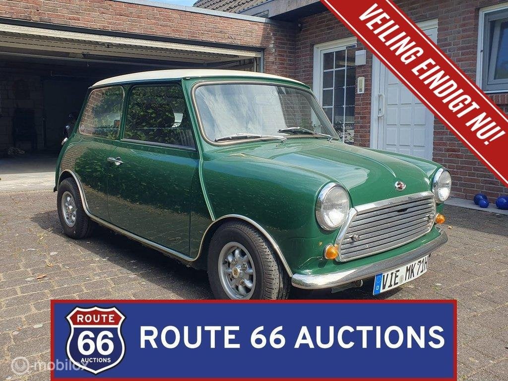 Mini Cooper S Mk III | 1971 | Route 66 Auctions, Auto's, Overige carrosserieën, Zwart, Bedrijf, Handgeschakeld