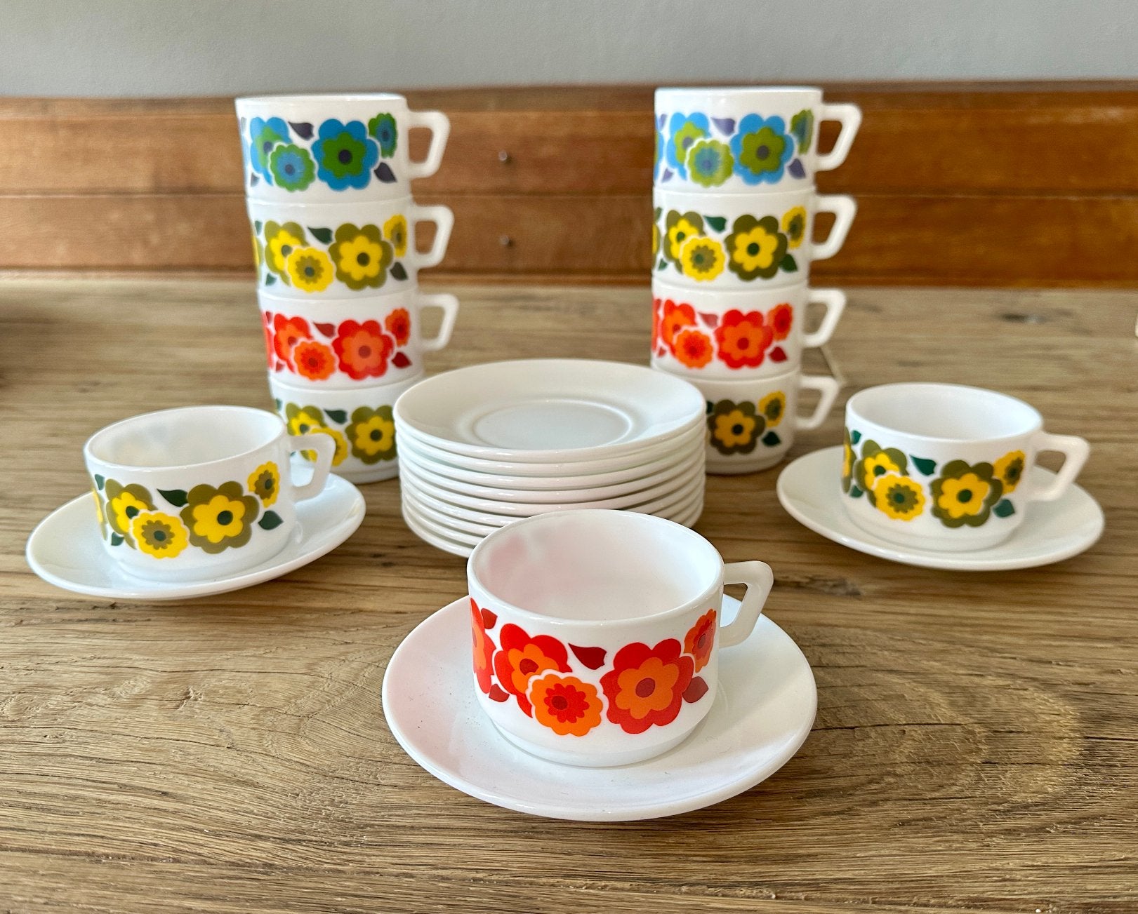 Arcopal lotus retro servies, Ophalen, Huis en Inrichting
