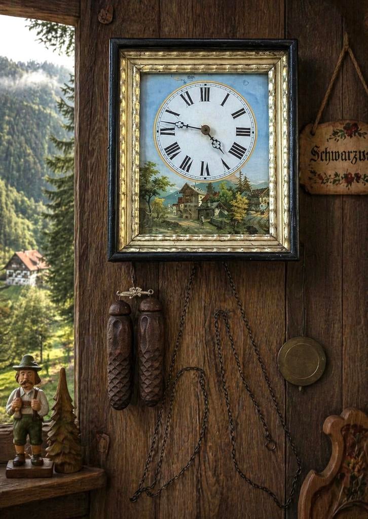 Schwarzwalder klok, Antiek en Kunst, Ophalen of Verzenden