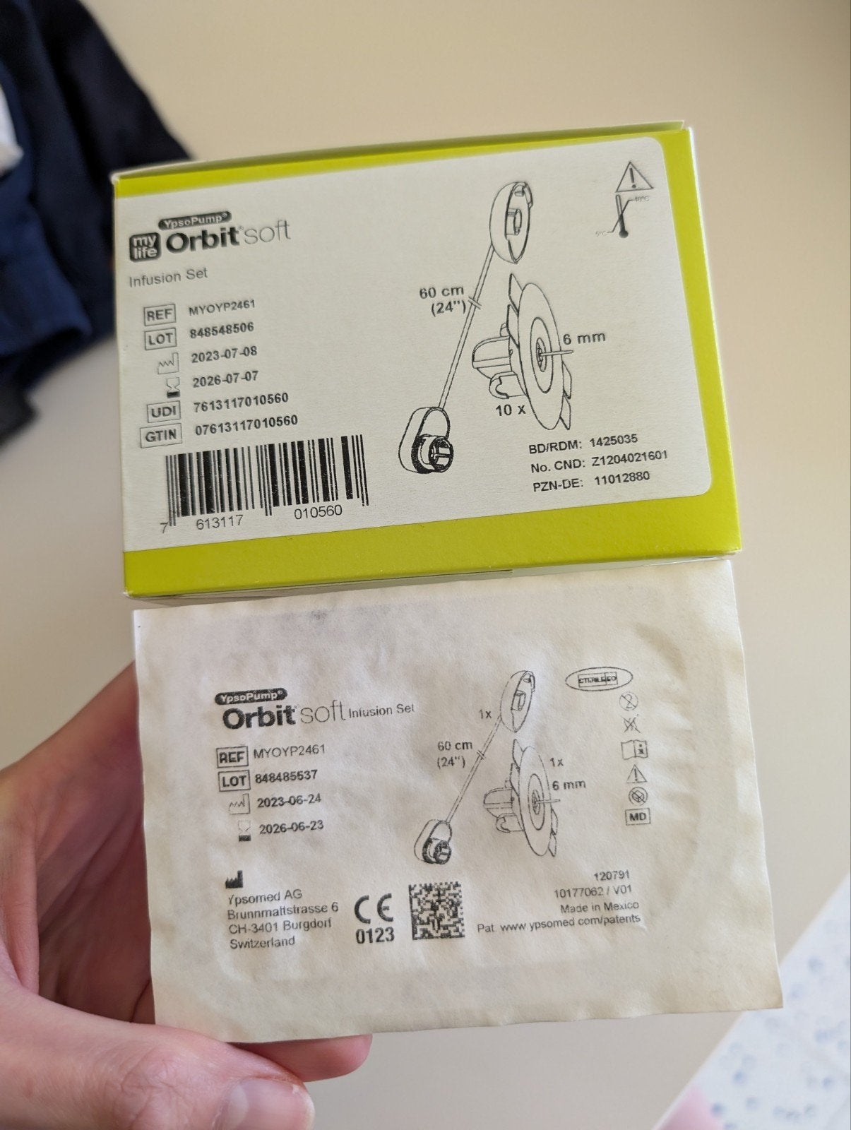 Ypsopump / Ypsomed Orbit Soft infusion set, Diversen, Verpleegmiddelen, Ophalen, Nieuw