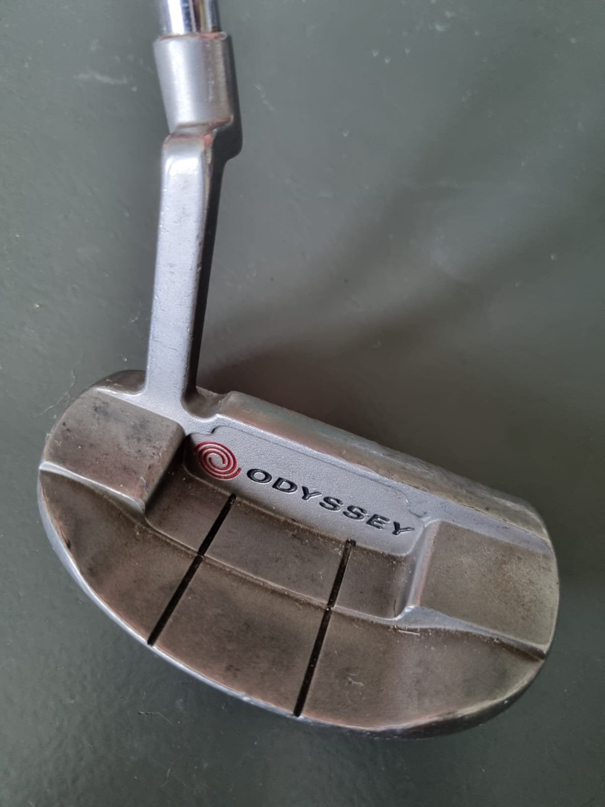 Odyssey White Hot mallet putter, 78 cm, prima conditie., Ophalen of Verzenden, Gebruikt, Club, Callaway