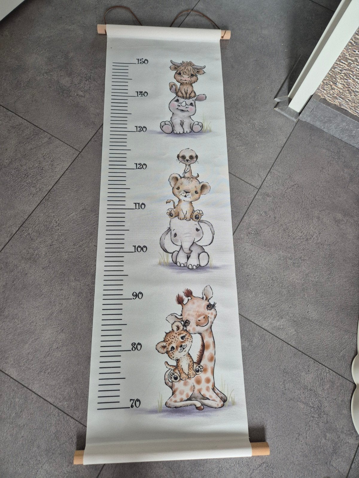 Groei- en alfabetrol voor kinderkamer, Kinderen en Baby's, Ophalen, Overige merken, Zo goed als nieuw, Wanddecoratie