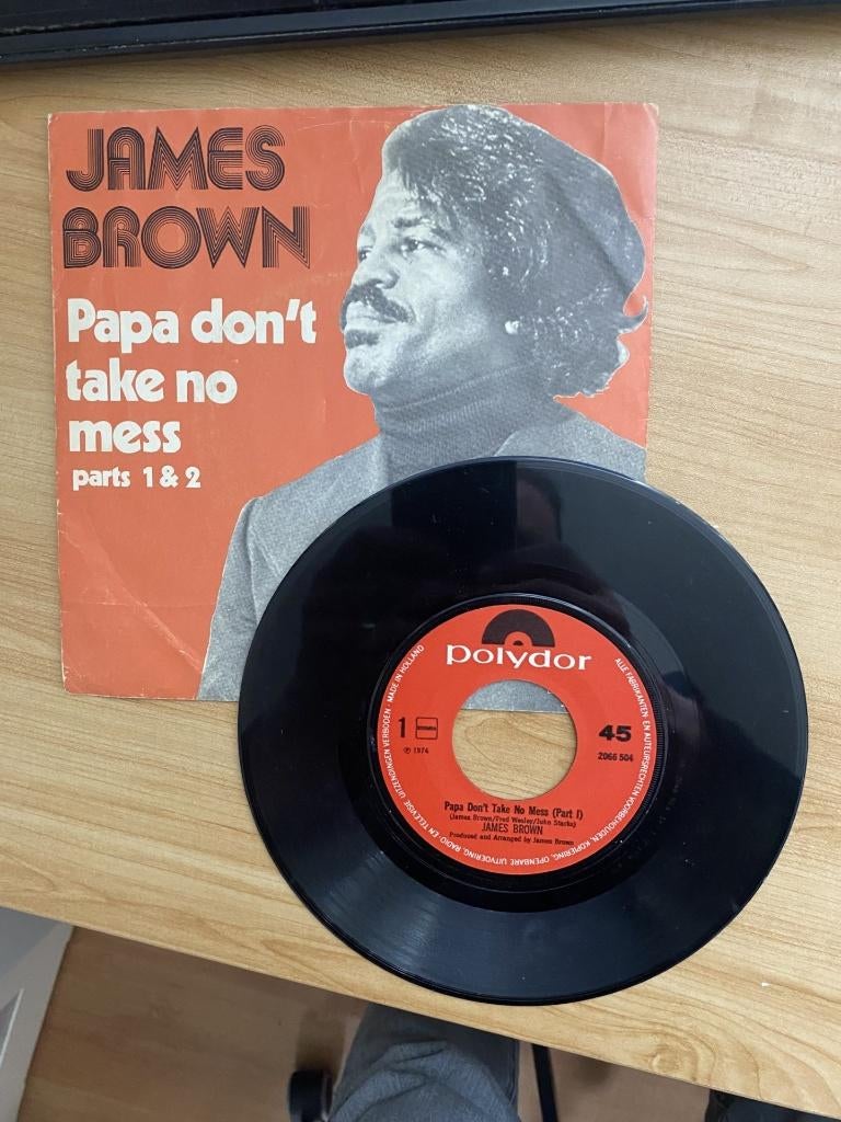 James Brown – Papa Don't Take No Mess Parts 1 & 2, Ophalen of Verzenden, Gebruikt, R&B en Soul