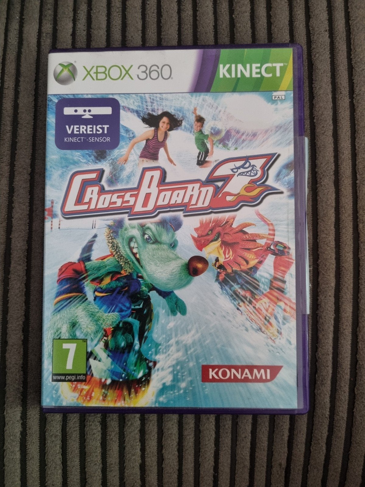 Crossboard 7 Xbox 360 Kinect - Avontuurlijk watersportspel, Avontuur en Actie, Gebruikt, 1 speler, Eén computer