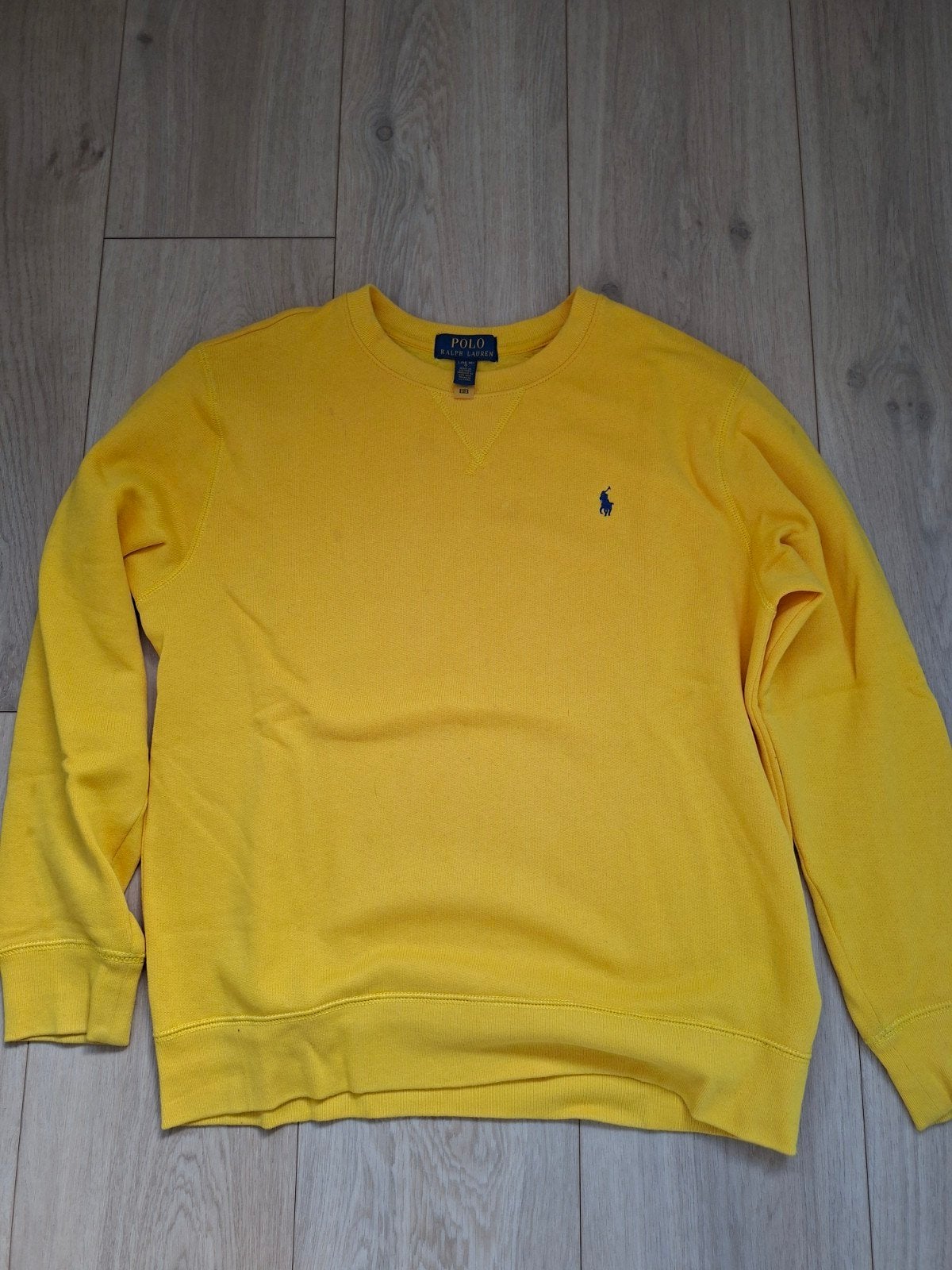 Zgan Polo Ralph Lauren sweater geel L (14-16 jaar) echt merk, Geel, Overige maten, Ophalen of Verzenden, Polo Ralph Lauren
