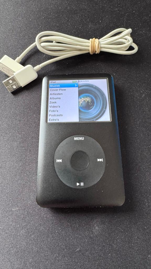 iPod Classic 6e Generatie 160GB Zwart, Audio, Tv en Foto, Mp3-spelers | Apple iPod, 40 GB en meer, Gebruikt, Classic, Zwart