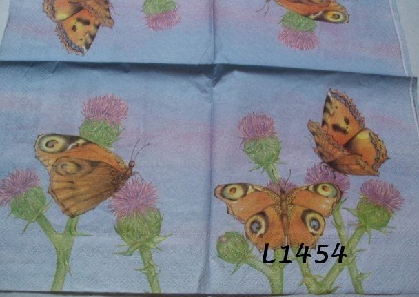 Servetten decoupage/bullet journal * Vlinders L1454, Verzenden, Nieuw