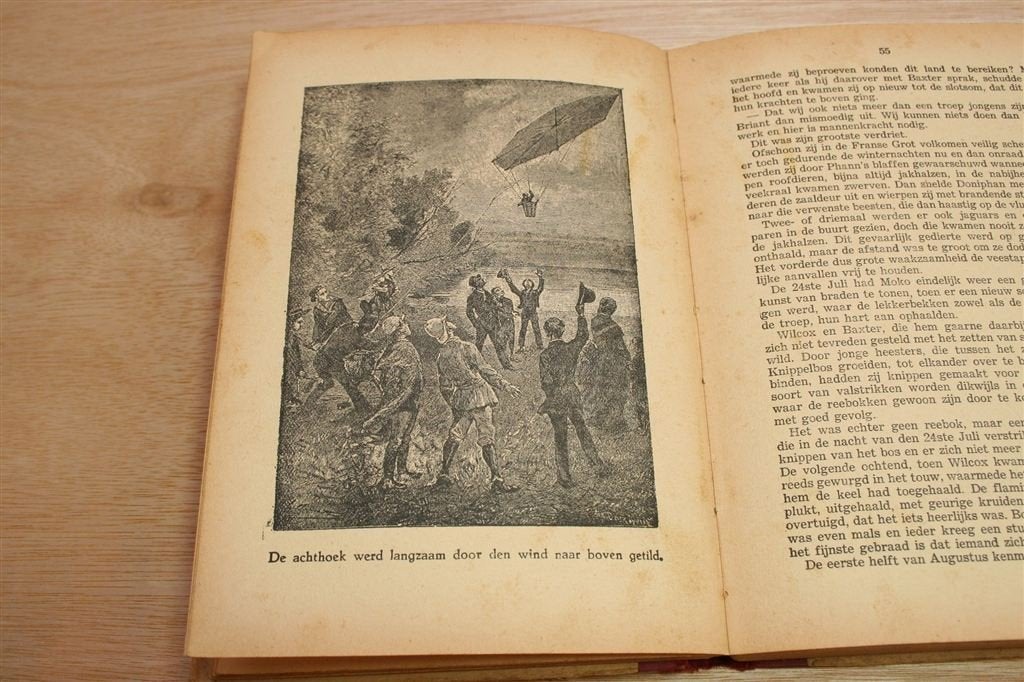 Een Knapenkolonie — Jules Verne [ca. 1940] Geïllustreerd, Ophalen of Verzenden, Gelezen
