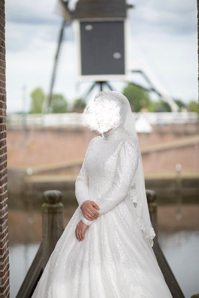Trouwjurk, Kleding | Dames, Trouwkleding en Trouwaccessoires, Ophalen, Zo goed als nieuw, Wit, Trouwjurk