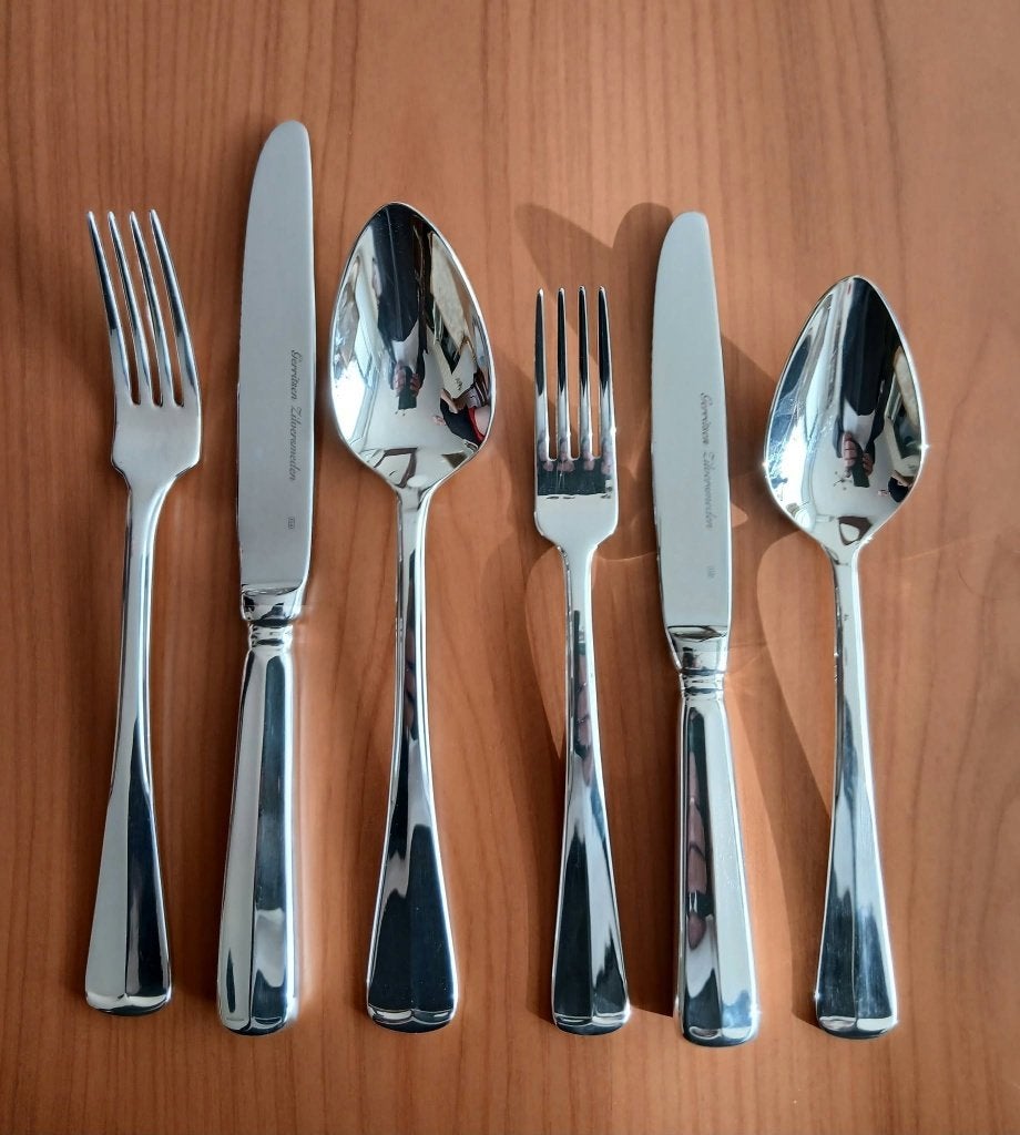 Gerritsen Zilversmeden. Haags Lofje '150' verzilverd. 40 st., Ophalen, Bestekset, Overige typen, Nieuw