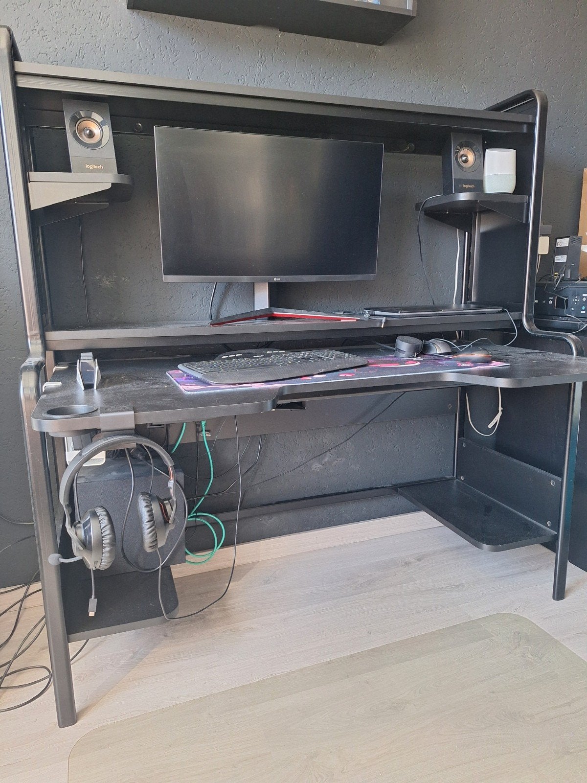 Ikea Fredde gamebureau te koop, Ophalen, Overige houtsoorten, Gebruikt, 70 tot 120 cm
