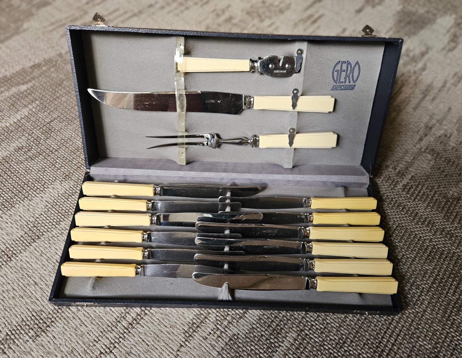 Vintage Gero Roestvrij Bestekset in Koffer, Ophalen