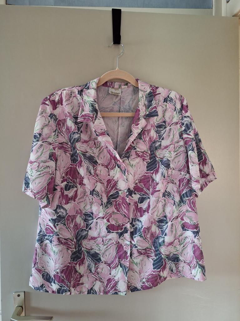 Blouse Bloemenprint, Kleding | Dames, Maat 46/48 (XL) of groter, Ophalen of Verzenden, Roze, Setterlady