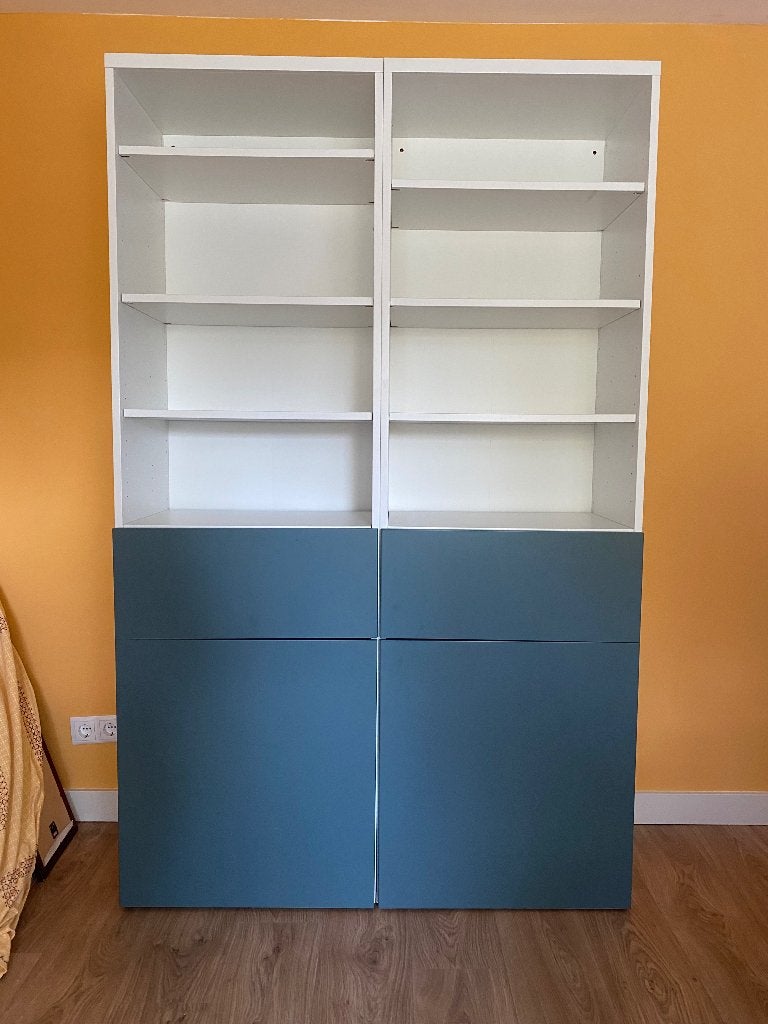 Besta kast, Ophalen, 100 tot 150 cm, Met lade(s), Zo goed als nieuw