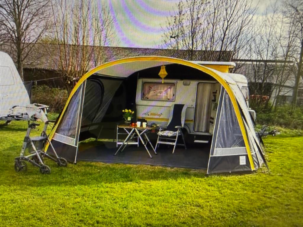 Fortex luifel/vtent eriba touring triton, laag model., Caravans en Kamperen, Ophalen, Gebruikt