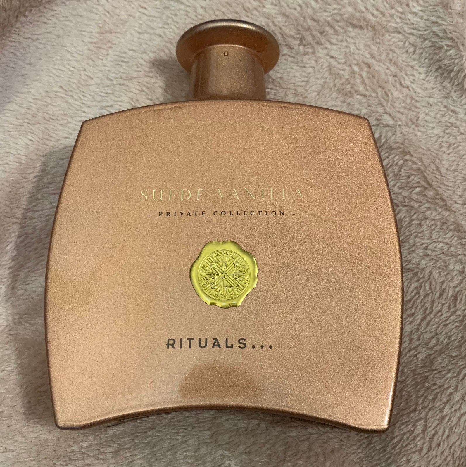 Rituals Suede Vanilla lege vaas XL, Ophalen of Verzenden, Gebruikt