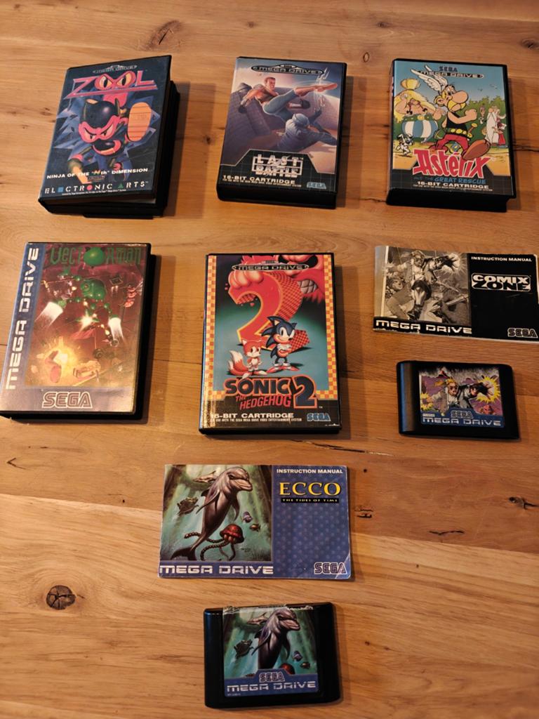 7 Mega Drive games, Spelcomputers en Games, Games | Sega, Ophalen, Gebruikt, 1 speler, Vanaf 3 jaar