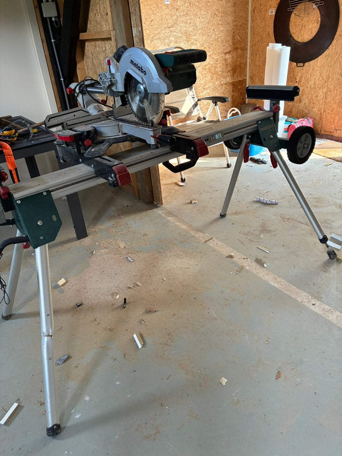 Zaagmachine verstekzaag/afkortzaag Metabo, Ophalen, Cirkelzaag, Zo goed als nieuw, 30 tot 70 mm