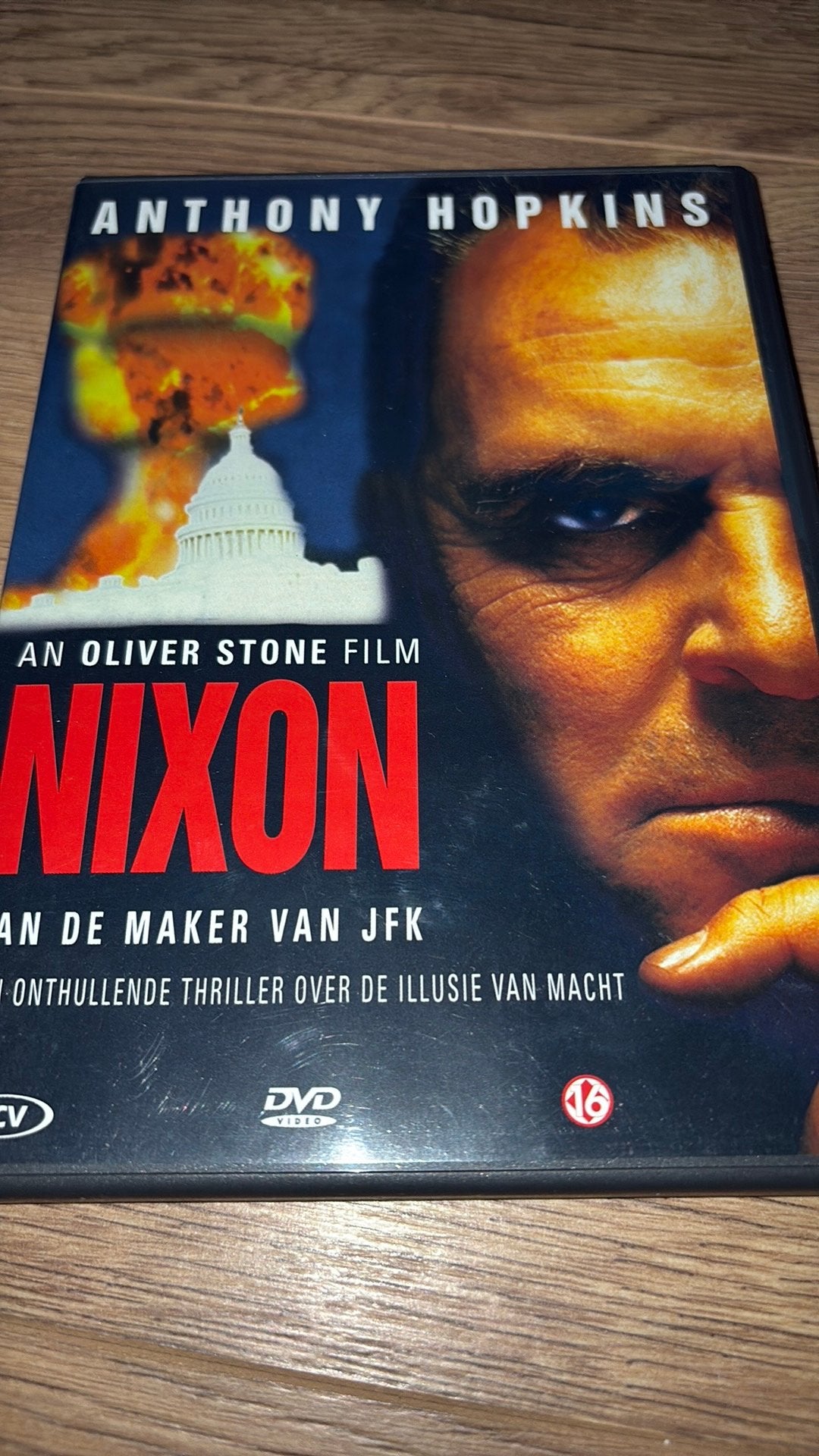Nixon van Oliver Stone met Anthony Hopkins., Cd's en Dvd's, Vanaf 16 jaar, Ophalen of Verzenden, Zo goed als nieuw