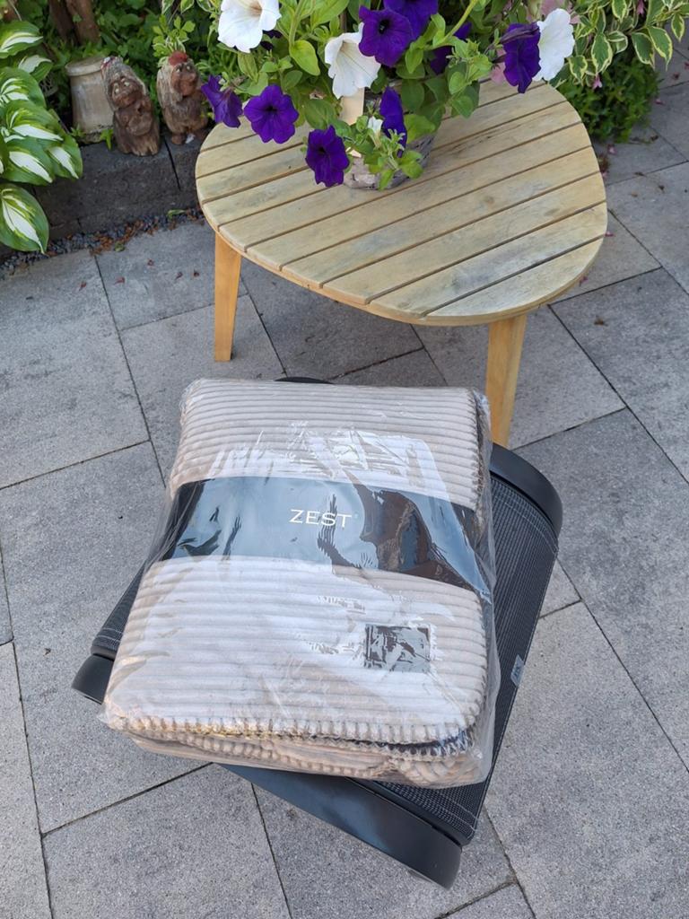 Nieuw ZEST Fleece Plaid 125x150cm - 100% Polyester, Ophalen of Verzenden