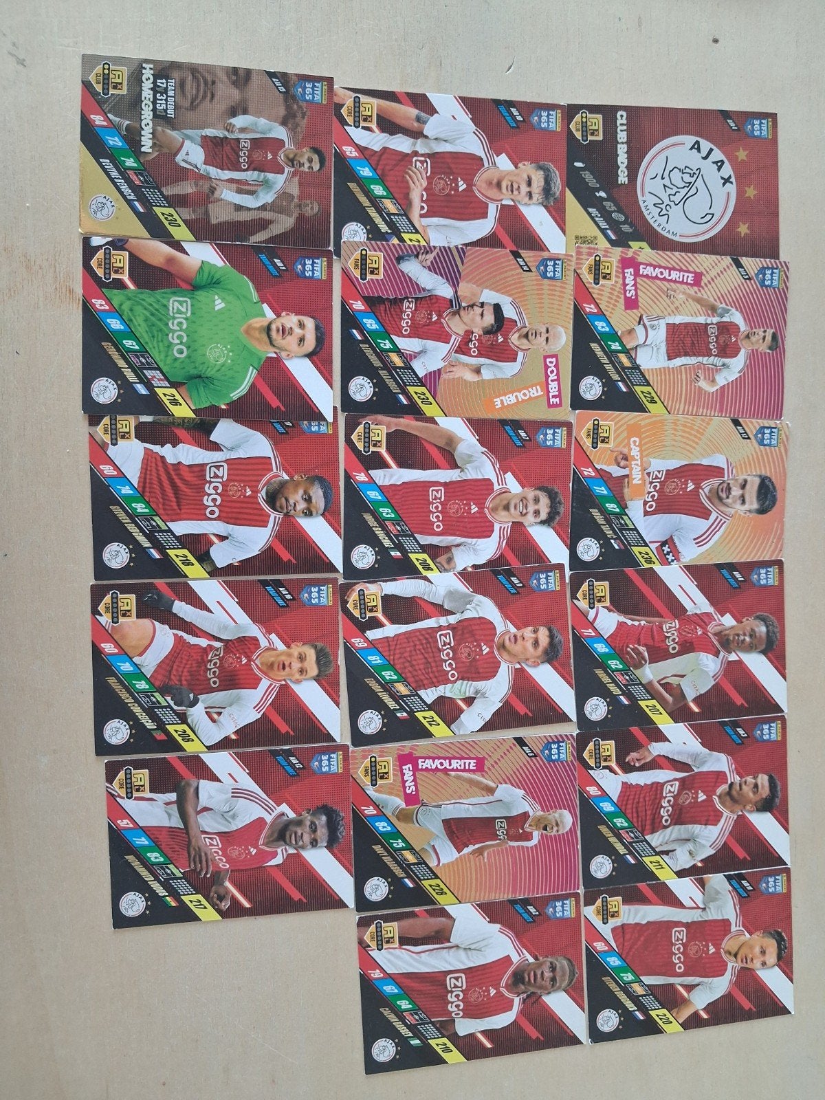 Ajax FIFA 365 Adrenalyn XL 2023-2024 Voetbalplaatjes, Ophalen of Verzenden, Zo goed als nieuw, Ajax, Spelerskaart