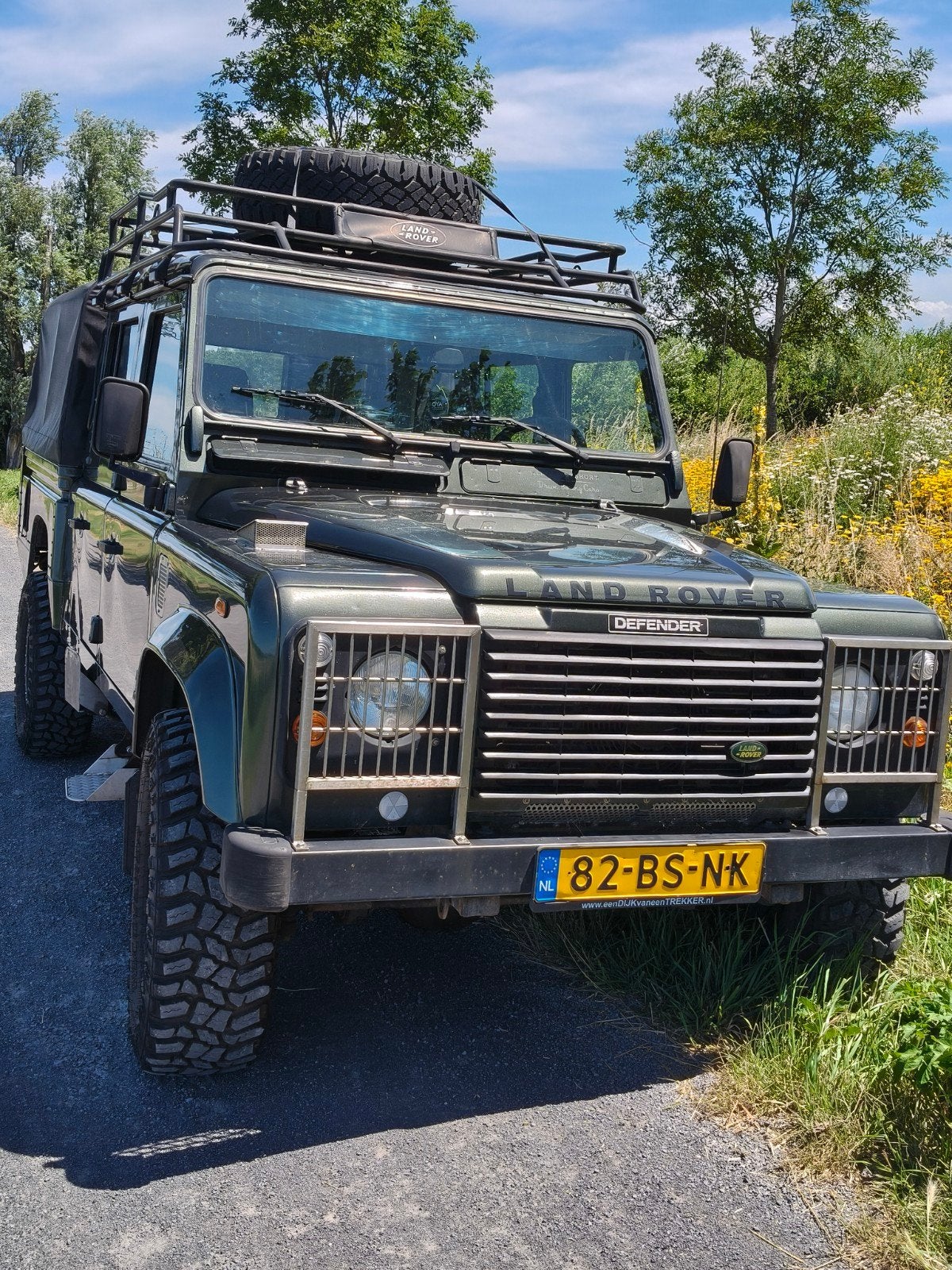 Mijn stoere krachtpatser Landrover Defender 130, Auto's, Te koop