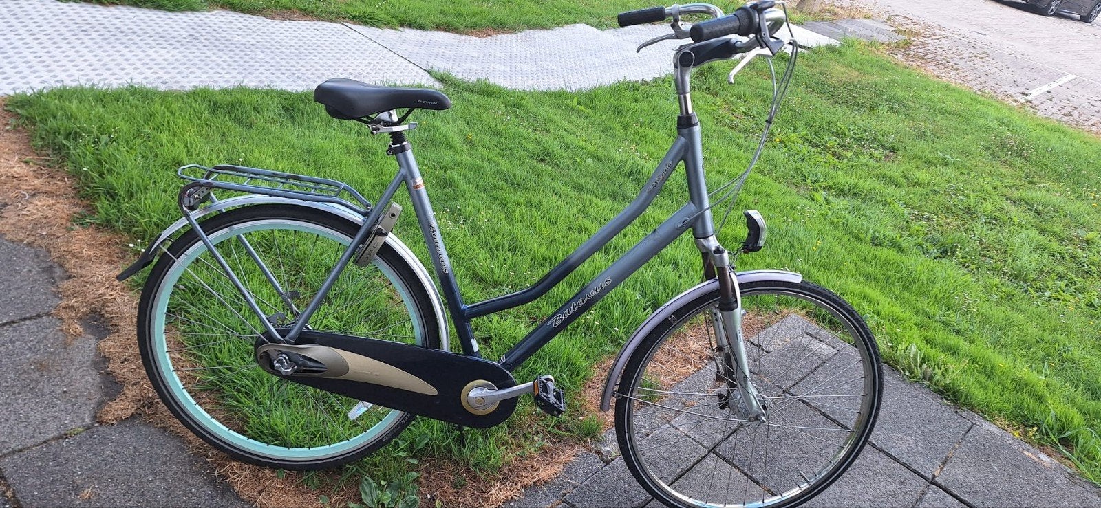 Batavus Vienna Damesfiets 62 cm, 3 versnellingen, Ophalen, Gebruikt, Velgrem, Versnellingen