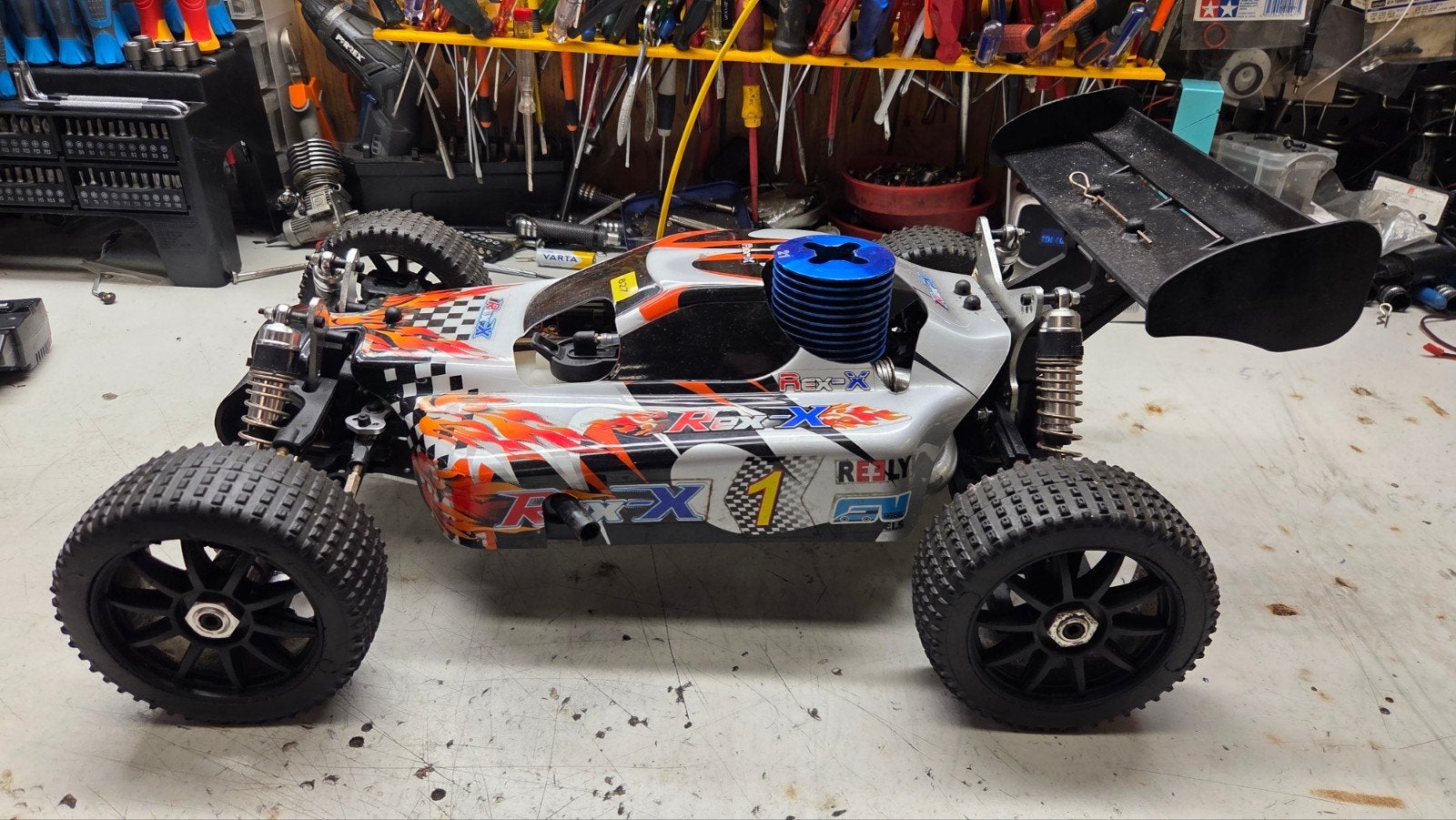 Te koop mooie reely rex, Gebruikt, Auto offroad, Ophalen of Verzenden, Schaal 1:8