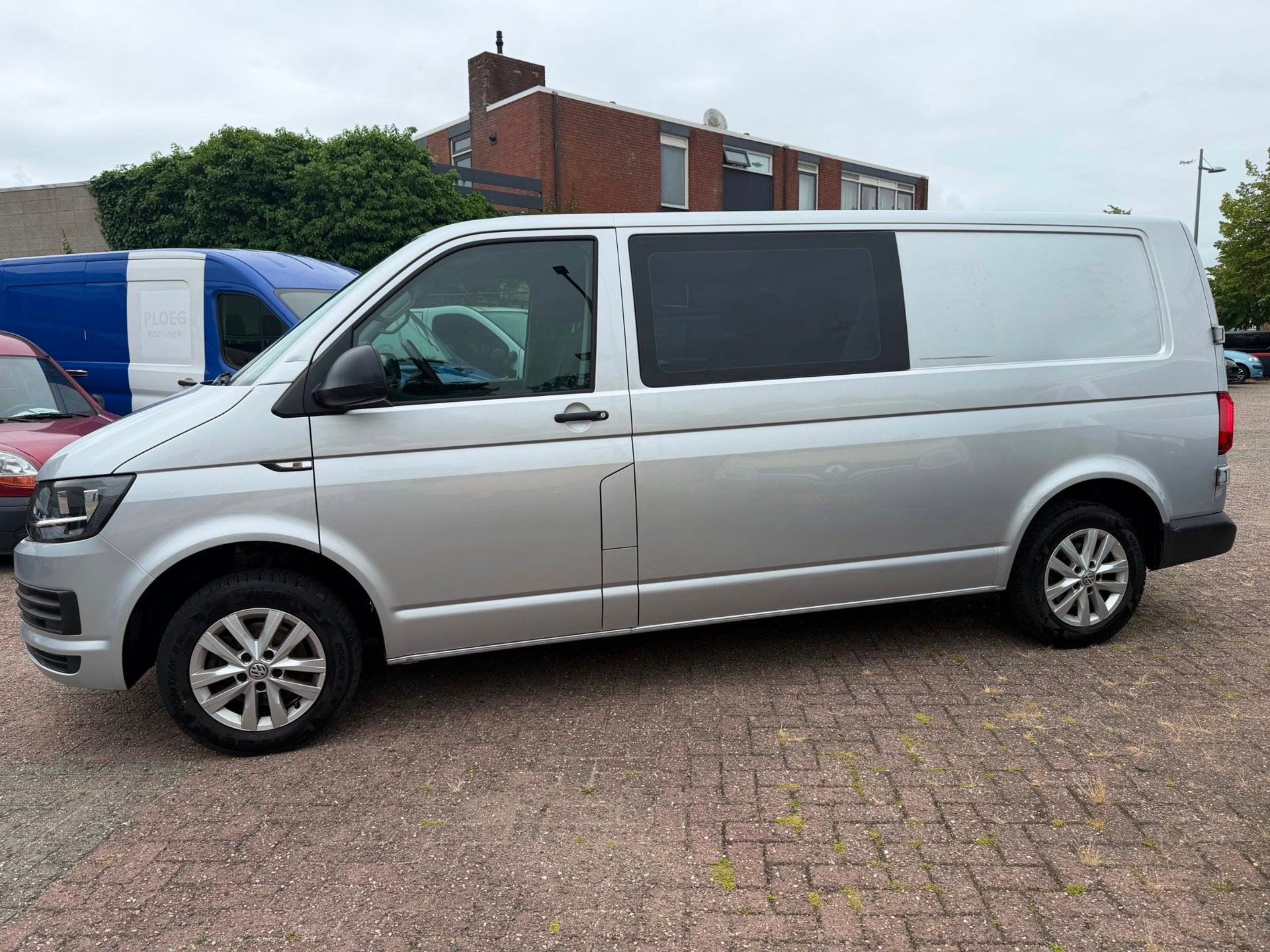 Volkswagen Transporter LANG,DUB.CAB.AC,E6,2.0TDi,75kw,8-2018, Auto's, Voorwielaandrijving, Stof, Gebruikt, 4 cilinders