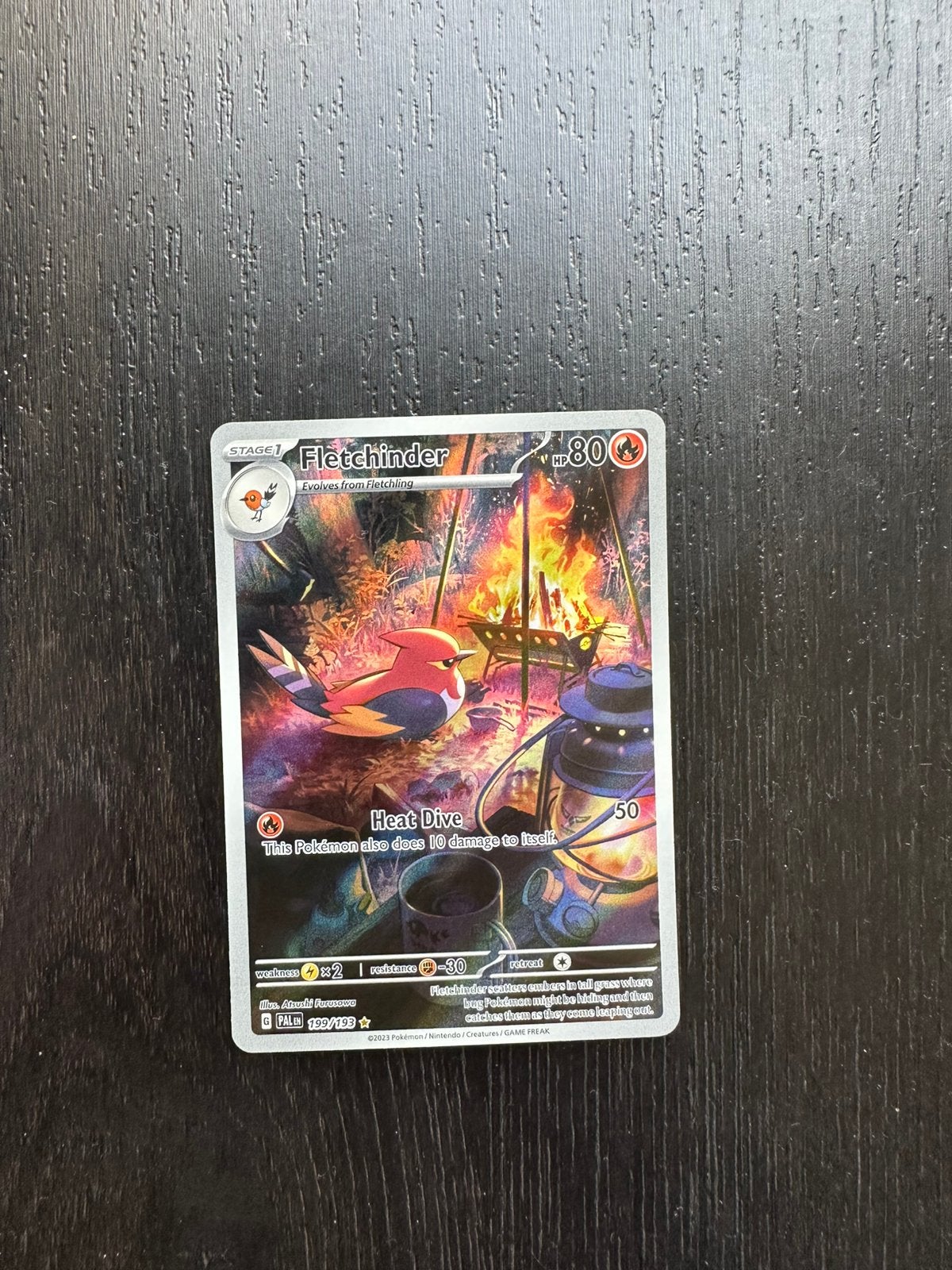 Fletchinder IR | Paldea Evolved, Ophalen of Verzenden, Zo goed als nieuw