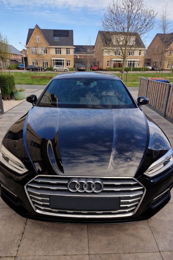 Audi A5 1.4 Tfsi 150pk S Tronic 2018 Zwart B&O, Auto's, Audi, Zwart, 4 cilinders, Zwart, USB