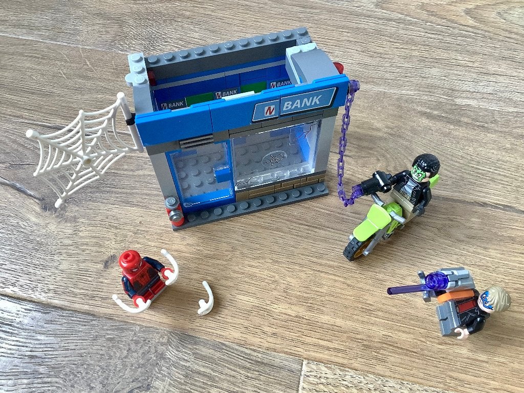 Lego Super Heroes 76082 ATM Heist Battle- Geldautomaat Duel, Gebruikt, Overige thema's, Lego, Ophalen of Verzenden