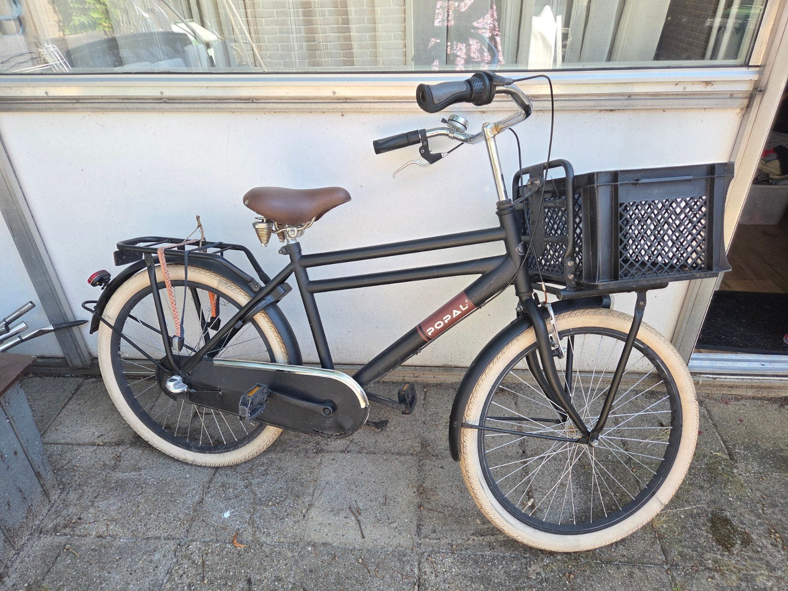 Stoere, stevige, zeer nette Popal jongensfiets 24 inch, Terugtraprem, Versnellingen, Minder dan 49 cm, Zo goed als nieuw