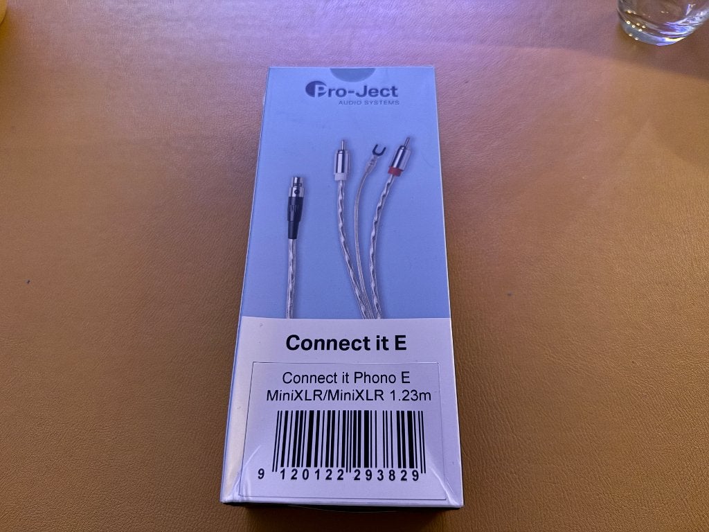 Pro-Ject Platenspeler Conect it E mini xlr 1,23 meter kabel, Ophalen of Verzenden, Nieuw, Platenspeler-onderdeel, Overige merken