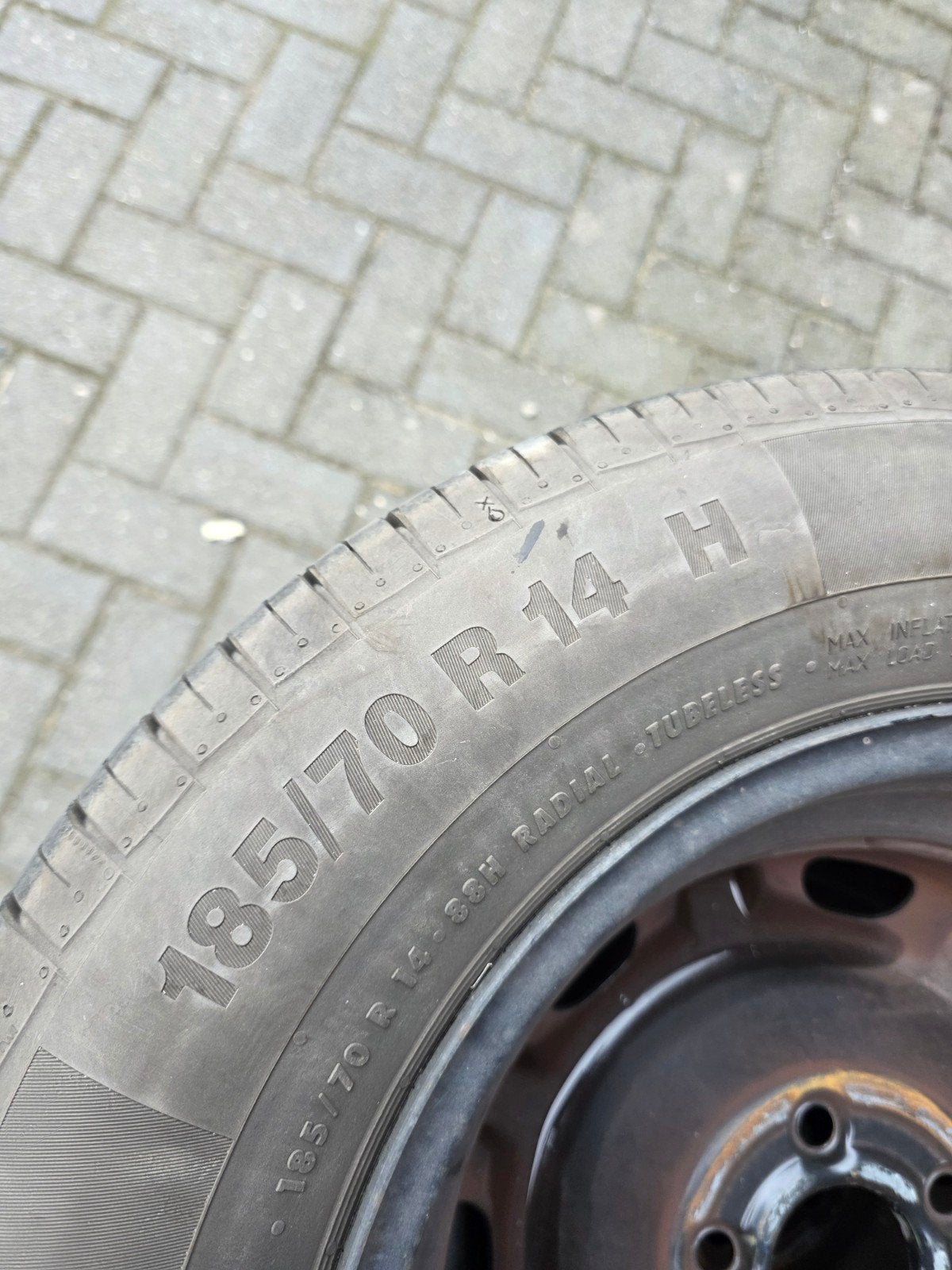 VW POLO VELGEN INC BANDEN, Ophalen, 15 inch, Velg(en), 185 mm