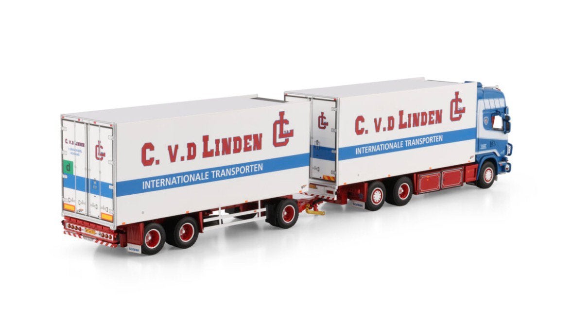 WSI SCANIA R C. V.D. LINDEN, Hobby en Vrije tijd, Modelauto's | 1:50, ., Nieuw, Ophalen of Verzenden, .