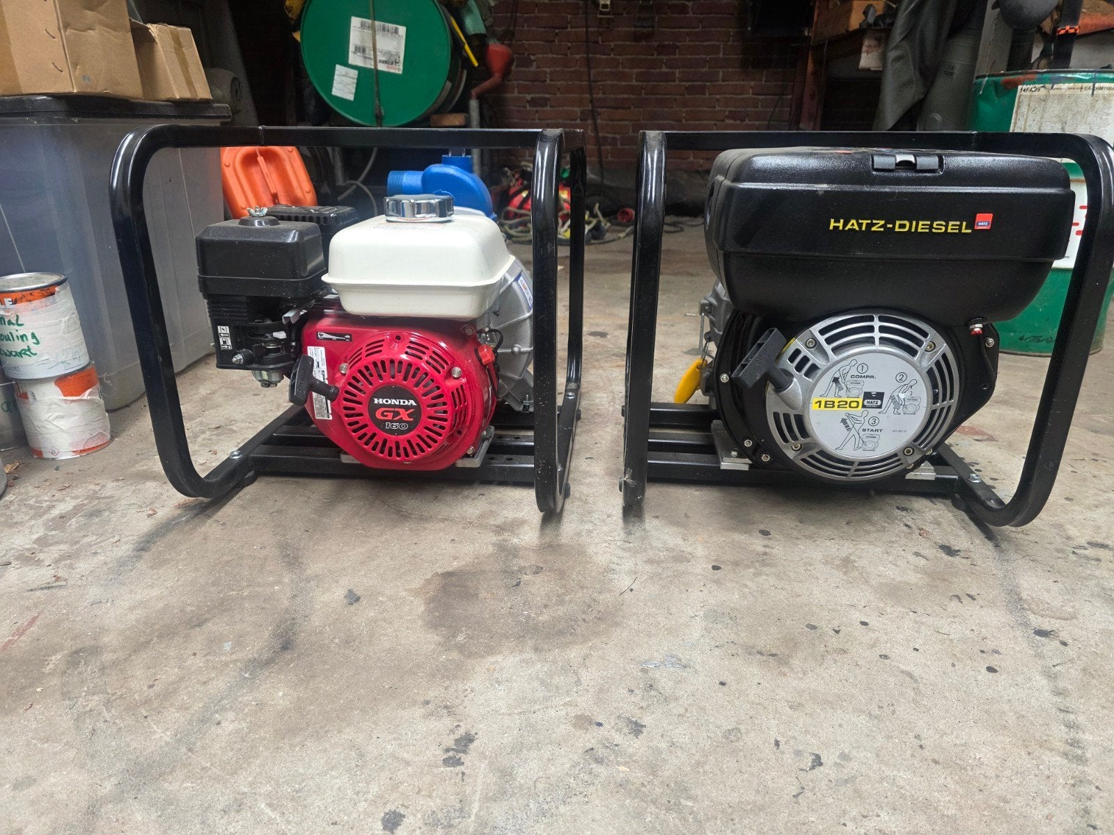 2gloednieuwe  Vuilwaterpompen: Hatz Diesel en Honda Benzine, Ophalen of Verzenden