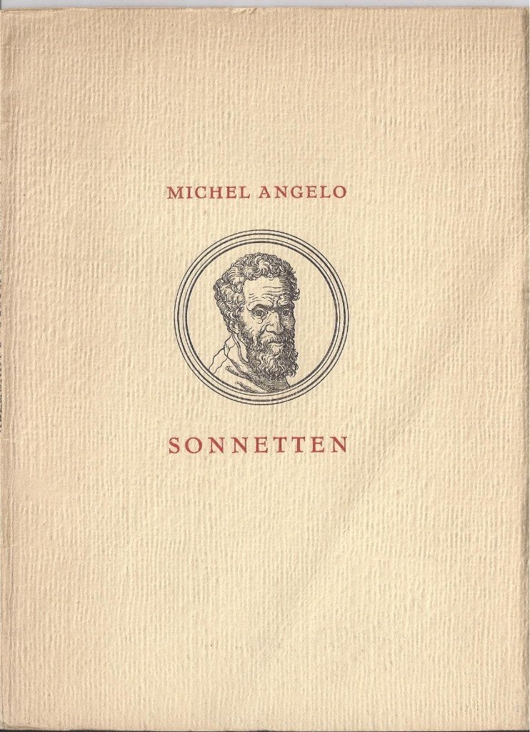 Michel Angelo - Sonnetten (1926), Ophalen of Verzenden, Gelezen, Michel Angelo