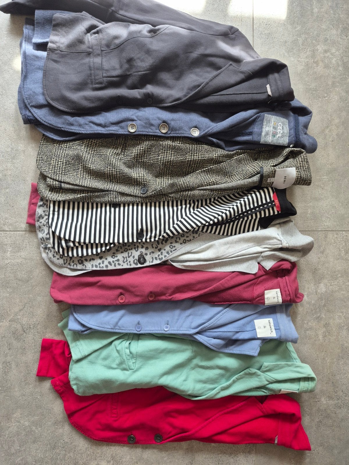 Pakket 9 sweat blazers/colberts maat L/XL/xxl, Kleding | Dames, Ophalen of Verzenden, Zo goed als nieuw, Maat 46/48 (XL) of groter
