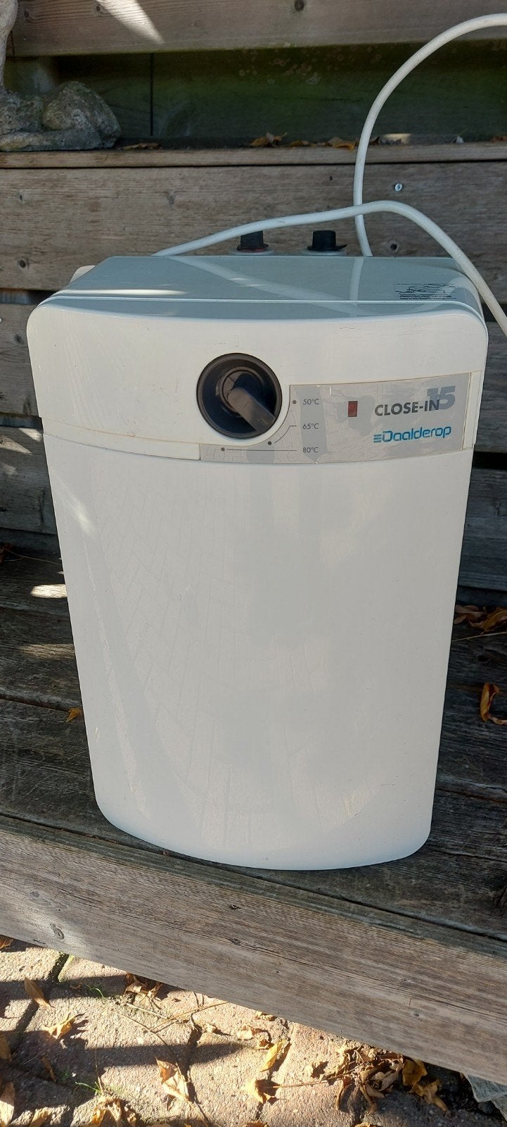 Daalderop Close-in 15 liter boiler, Doe-het-zelf en Verbouw, Gebruikt, Aardgas, Minder dan 20 liter, Ouder dan 10 jaar
