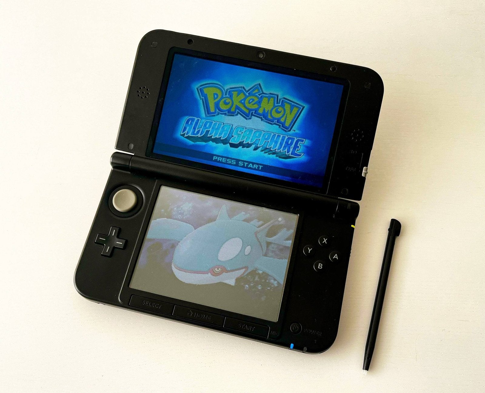 3DS XL met Pokemon games, Spelcomputers en Games, Spelcomputers | Nintendo 2DS en 3DS, Zwart, 3DS XL, Ophalen of Verzenden, Gebruikt
