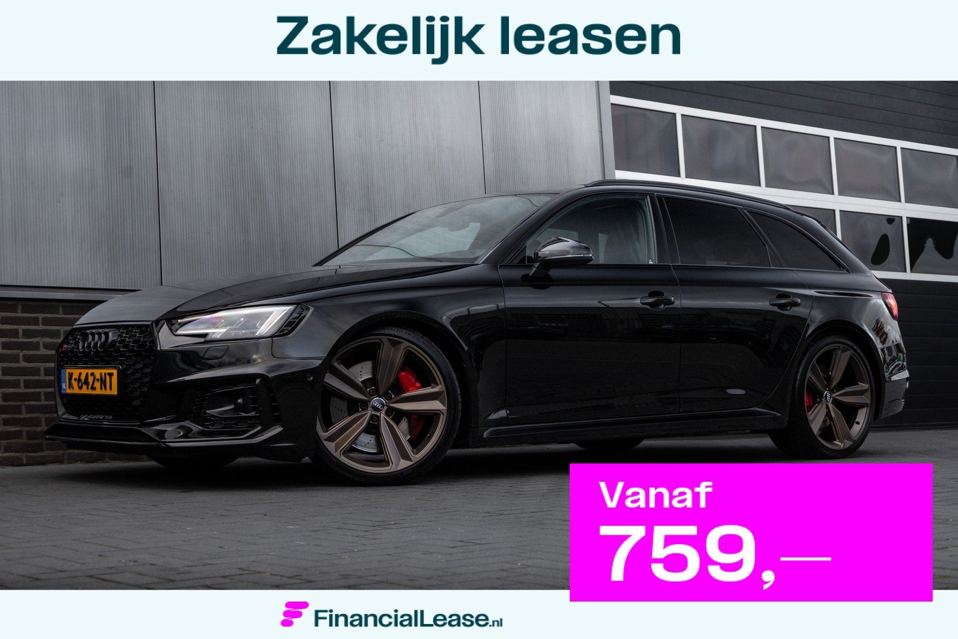 Audi RS4 Avant 2.9 TFSI 451 pk Quattro S-Line /RS-Stoelen/ B, Automaat, Gebruikt, 451 pk, Zwart