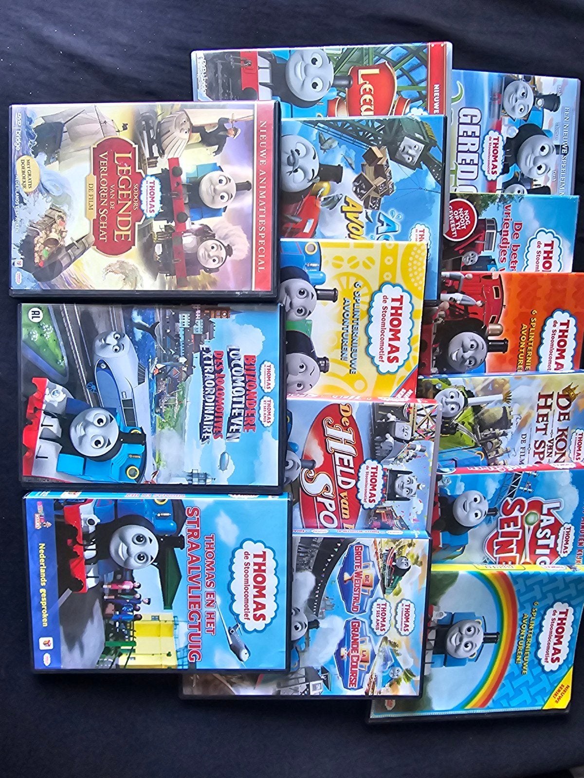 Grote collectie Thomas de Stoomlocomotief DVD's, Gebruikt, Alle leeftijden, Familie, Box/collectie