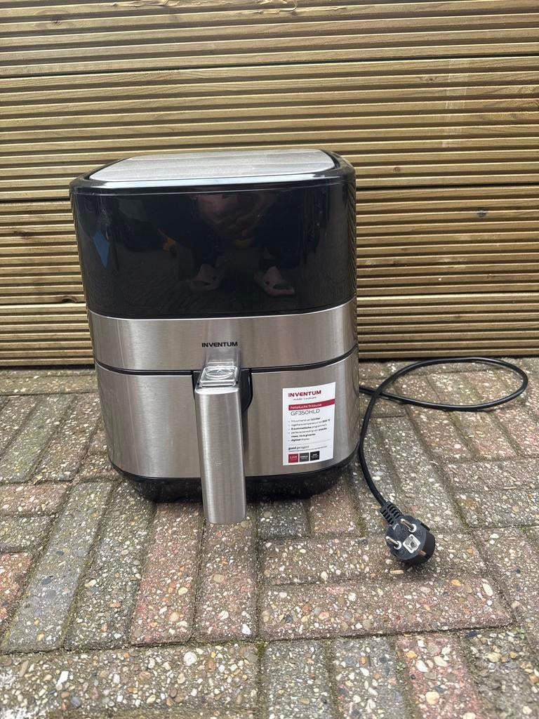 Inventum GF350HLD Heteluchtfriteuse Airfryer, Ophalen, Zo goed als nieuw, Airfryer, 1000 t/m 1499 gram